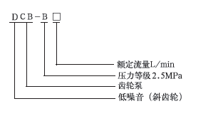 大流量齒輪泵型號(hào)說明